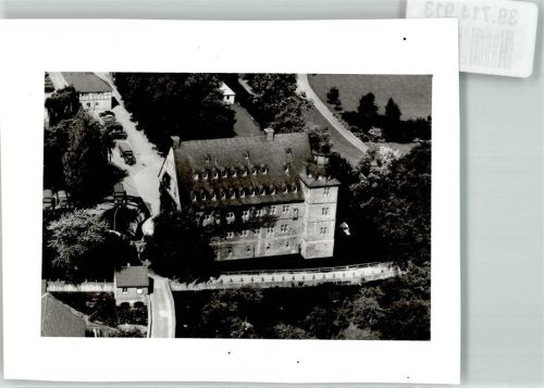 Erwitte Fliegeraufnahme Ort handschriftlich Foto Original aus Archiv eines Ansichtskartenverlags