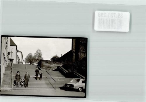Pirmasens Kloster-Treppe Auto Ort handschrifrlich Foto Original aus Archiv eines Ansichtskartenverlags