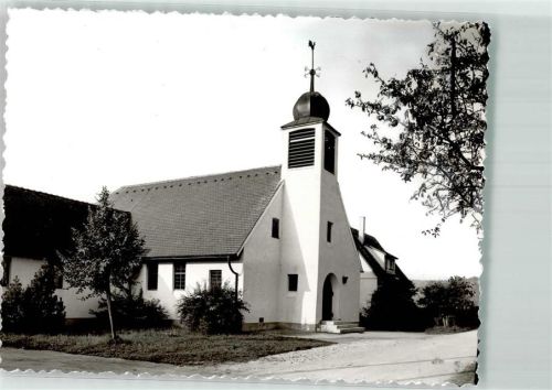 Dietenheim Kirche Ort handschriftlich Foto Original aus Archiv eines Ansichtskartenverlags