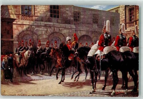 Mounting Guard at Whitehall Pferde Uniform Tucks Oilette Nr.6412C