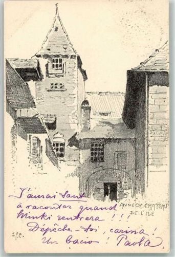 Annecy 1901 Chateau l´Ile