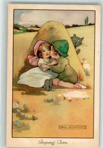 sign. Richardson Agnes Kinderpoesie Katze Verlag Faulkner Serie 1264