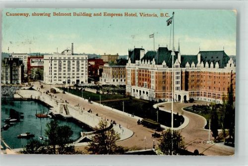 Victoria Empress Hotel Belmont Building Straßenbahn