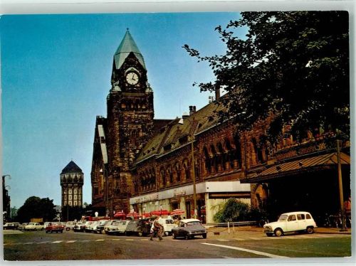 Metz Hauptbahnhof Auto Oldtimer
