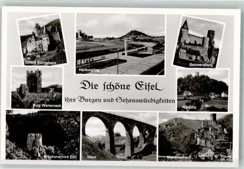 Daun Schloss Bürresheim Genovenburg Nürburg Schloss Eltz Manderscheid Nürburgring