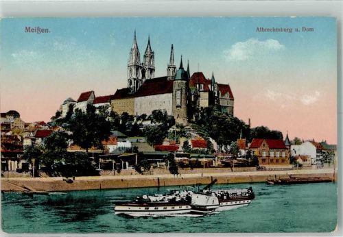 Meißen Raddampfer Albrechtsburg Dom