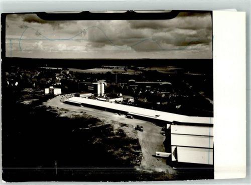 Horstmar Fliegeraufnahme Ort handschriftlich Foto Original aus Archiv eines Ansichtskartenverlags