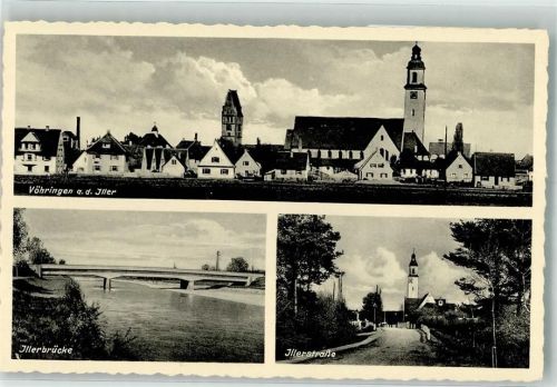 Vöhringen Illerbrücke Illerstraße Michaelskirche Kirche Heilige Maria