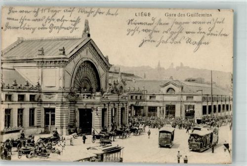Liege Bahnhof Straßenbahn
