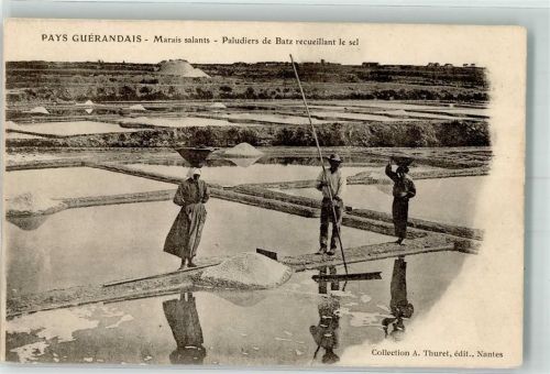 Guerande Salinen Arbeiter