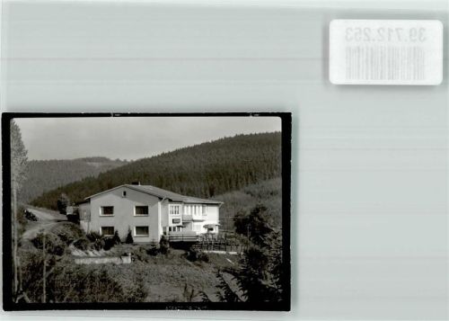 Bad Berleburg Foto Original aus Archiv eines Ansichtskartenverlags Gasthaus Mühlbach Ort handschriftlich