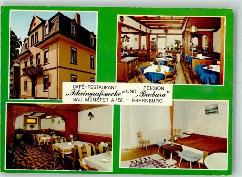 Bad Münster-Ebernburg Gasthaus Rheingrafenecke und Pension Barbara