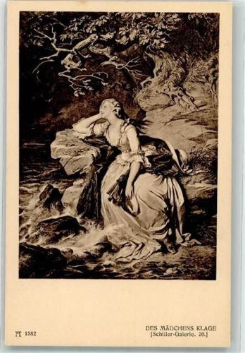 Des Mädchens Klage Schiller Galerie Nr. 20 Verlag Ackermann Serie 127