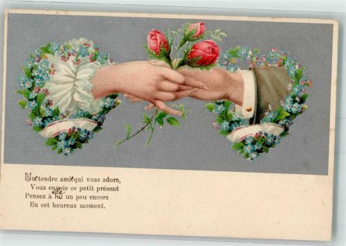 1911 Rosen Hände Poesie
