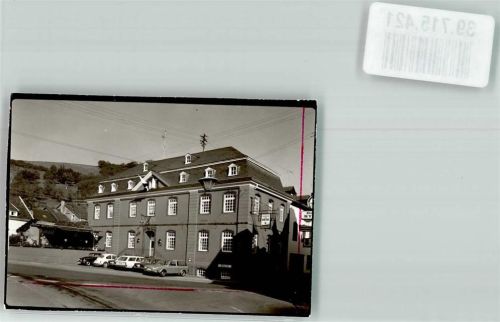 56659 W5475 Burgbrohl FOTO KEINE AK Hotel zur Krone Auto Ort handschriftlich Foto Original aus Archiv eines Ansichtskartenverlags