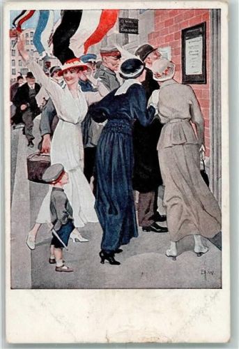 Kriegspostkarte Nr. 10 Siegesdepesche Propaganda WK I