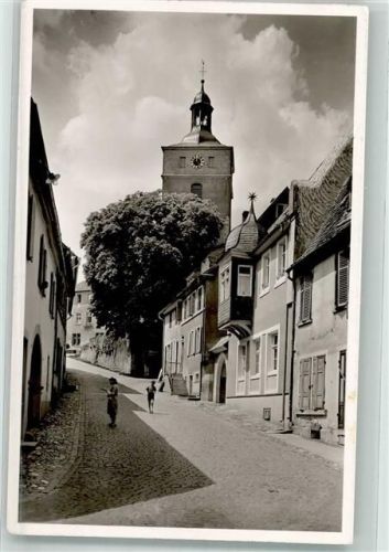 Kirchheimbolanden 1954 Mozartstrasse Notopfer Marke Berlin