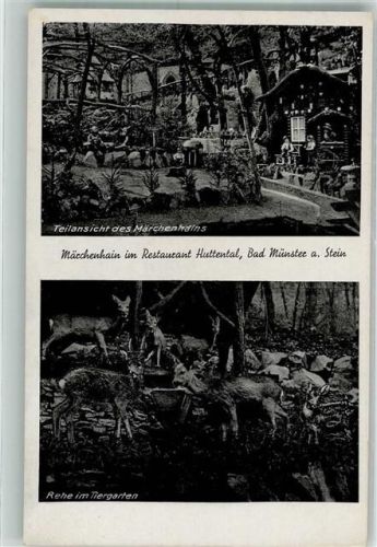 Bad Münster-Ebernburg Gasthaus Cafe Huttental Märchenhain Tiergarten
