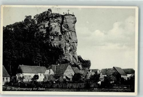 Dahn 1939 Gipfelkreuz Jungfernsprung