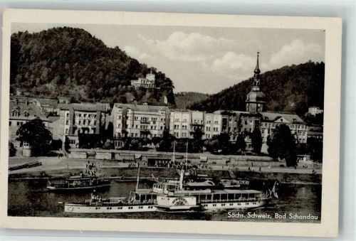 Bad Schandau 1954 Raddampfer Schmilka