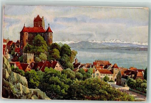 Meersburg 1928 sign. Marschll, V. Schloss