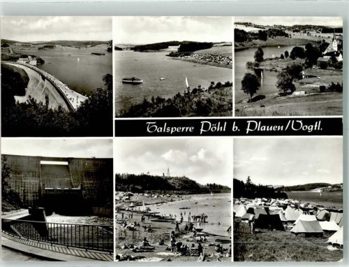 Plauen Talsperre Pöhl Schwimmbad Campingspatz