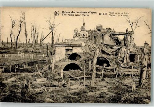 Ypres 1914 WK I Ruinen