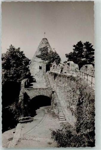 Lindenfels Burg Ort handschriftlich Foto Original aus Archiv eines Ansichtskartenverlags