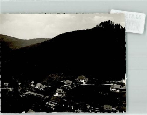 Alpirsbach Fliegeraufnahme vom Ort Foto Original aus Archiv eines Ansichtskartenverlags Ort handschriftlich