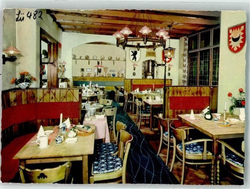Lübeck Gasthaus Zum Löwenbräu-Justin Mühlenbrücke Gaststube