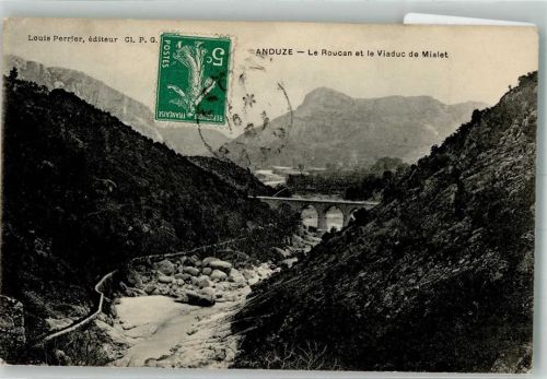 Anduze Briefmarke Bildseite