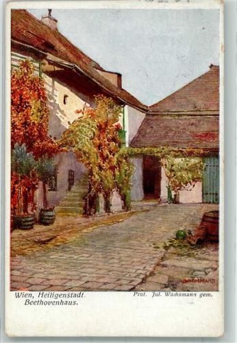 Wien 1924 sign. Prof. Wachsmann Beethovenhaus im Ortsteil Heiligenstadt Verlag Wiener Kunst B.K.W.I. Nr. 846-20