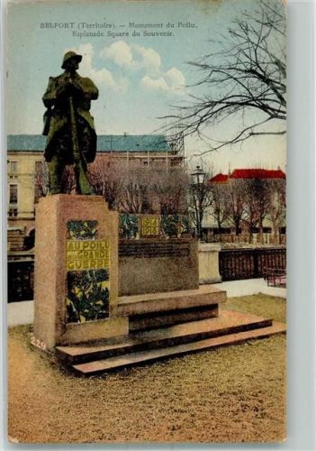 Belfort 1939 Denkmal Poilu Kriegerdenkmal