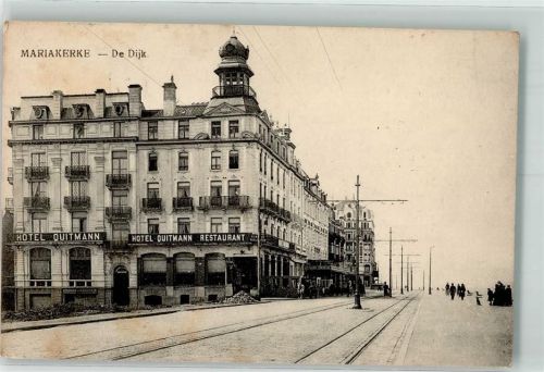 Mariakerke 1918 Hotel Quitmann Feldpost WK I