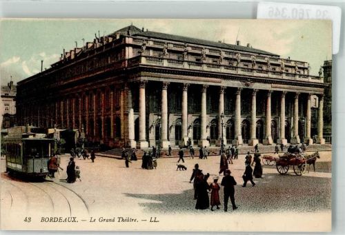 Bordeaux Theater Straßenbahn