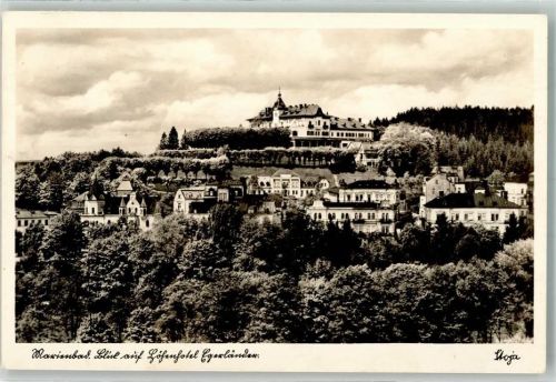 Marianske Lazne 1942 Hotel Egerländer Feldpost WK II