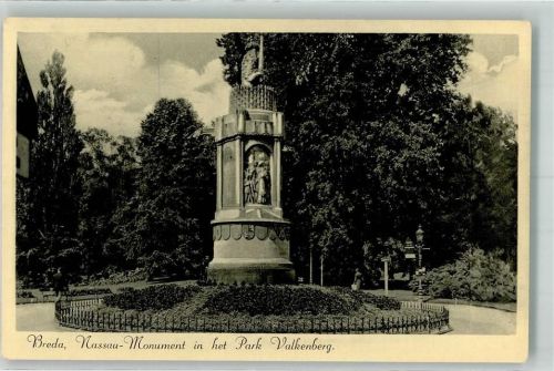 Breda 1940 Denkmal Nassau Park Valkenberg Feldpost WK II