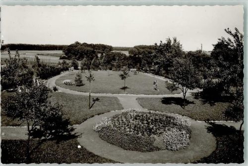 Rott Hotel Zur schönen Aussicht Garten Foto Original aus Archiv eines Ansichtskartenverlags Ort handschriftlich