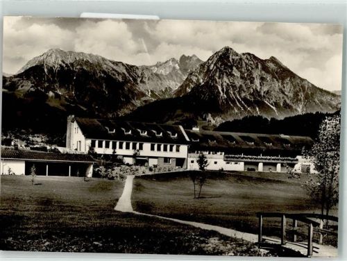 87538 W8975 Obermaiselstein Foto AK Pension EVS-Ferienheim