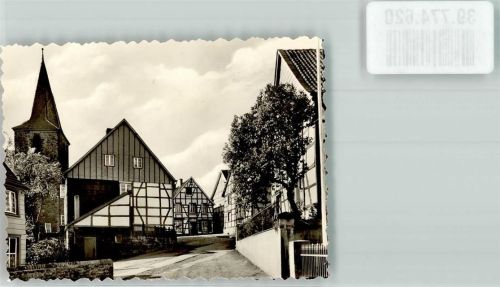 Blankenstein Foto Original aus Archiv eines Ansichtskartenverlags Alte Fachwerkhäuser