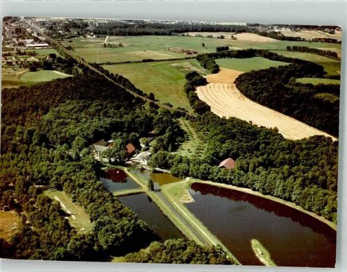 Wildeshausen Fliegeraufnahme Ort handschriftlich Foto Original aus Archiv eines Ansichtskartenverlags