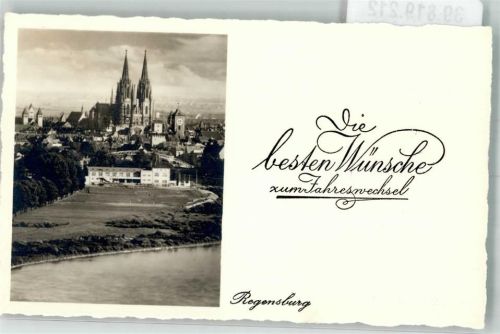 Regensburg Dom St. Peter Neujahr Glückwunsch