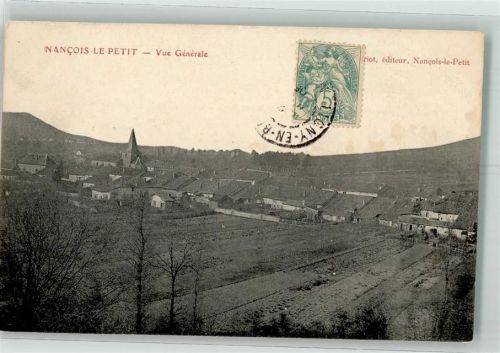 Nancois-sur-Ornain 1906 Briefmarke Bildseite