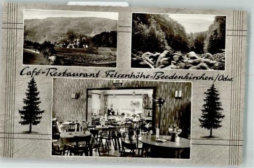 Beedenkirchen Gasthaus Cafe Felsenhöhe