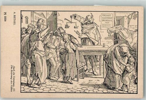sign. Rethel A. Waage Kinder Frauen Die Betörung des Volkes Verlag Ackermann Nr.2228 Serie 218
