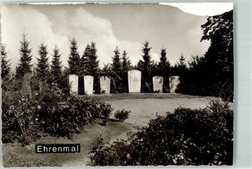 Bohmte Kriegerdenkmal Foto Original aus Archiv eines Ansichtskartenverlags Ort handschriftlich