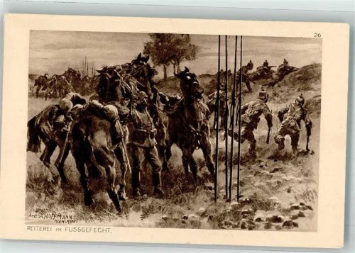 1916 Deutsche Kavallerie im Gefecht Lehmanns Verlag Ostpreußenhilfe