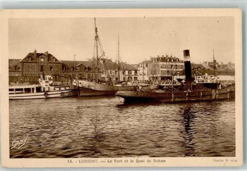 Lorient Hafen Quai de Rohan