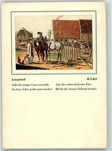Lenzmond März J. Voltz Verlag Woldemar Klein Nr. K 727