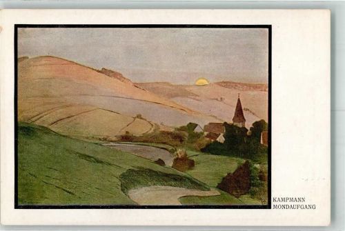 sign. Kampmann Repro Mondaufgang Verlag B. G. Teubner Nr.6